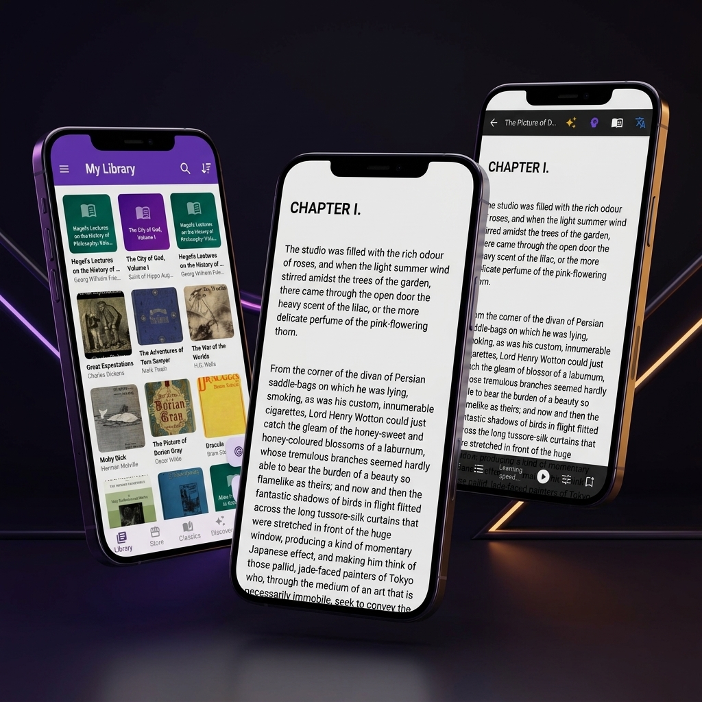 Grace Reader App Mockup