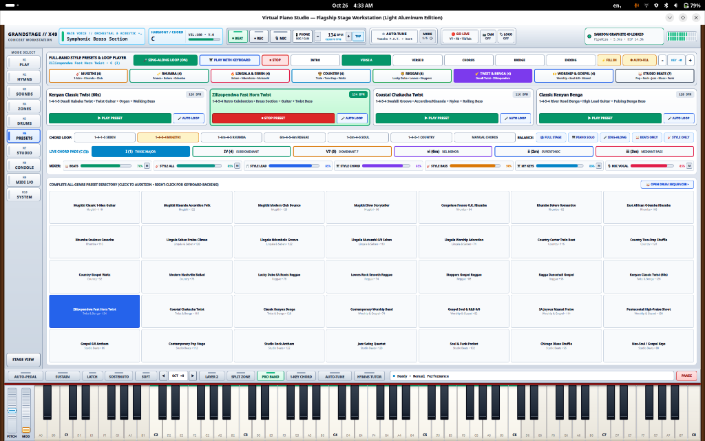 Virtual Piano Studio screenshot
